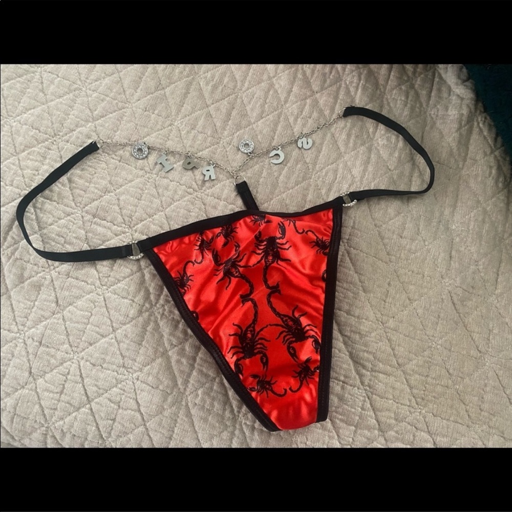 Scorpio Rhinestone G-String